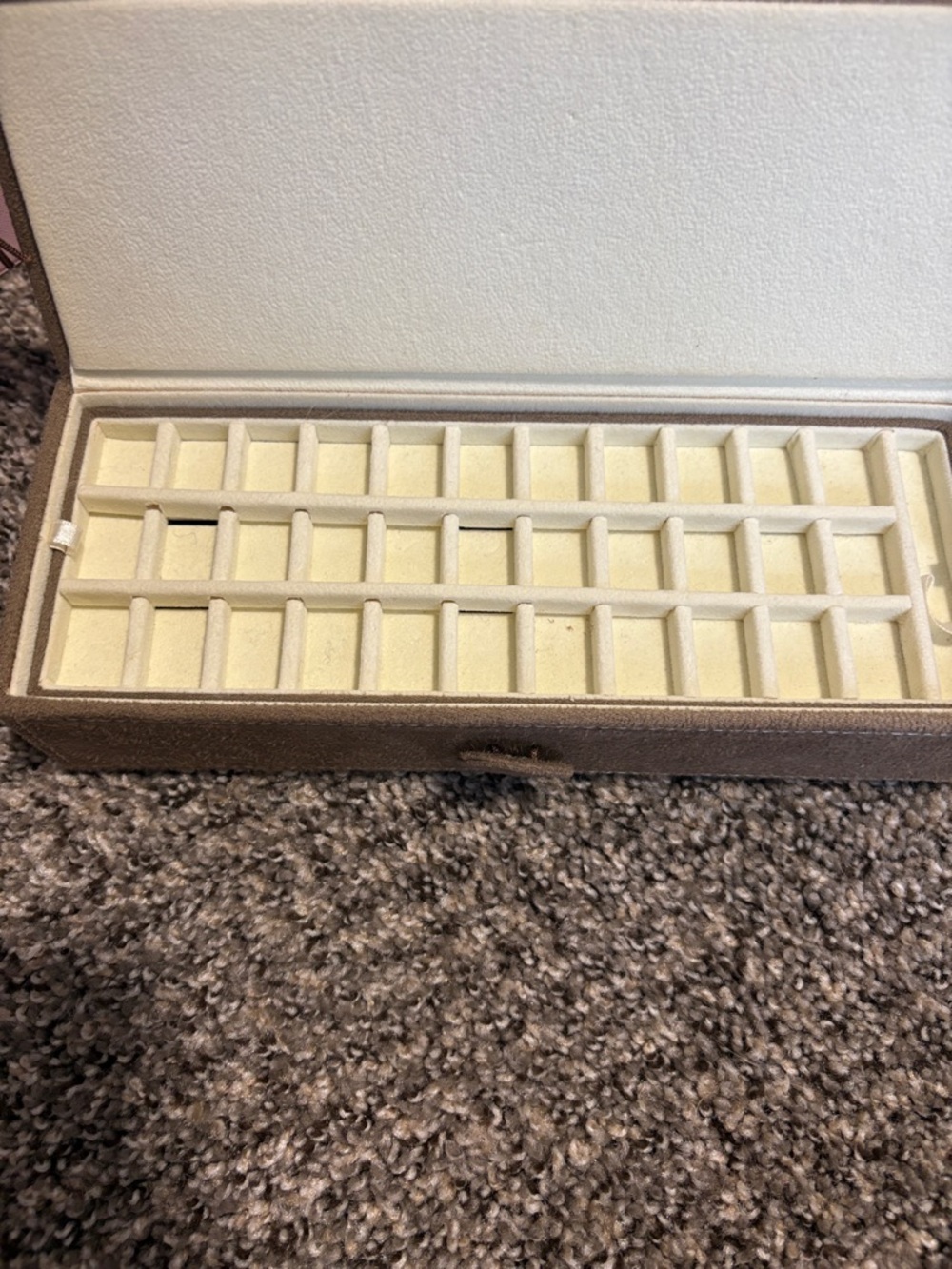Pandora Taupe Travel Jewelry Case - Picture 2 of 4